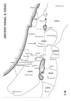 Israel-Judah-map